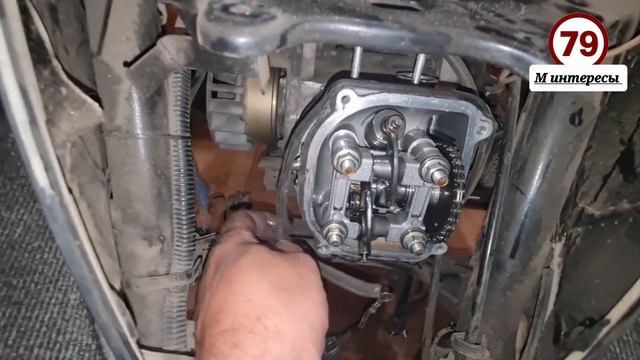 Как заменить поршневую на двигателе 139 gmb и157 gmj китайского скутера смотреть онлайн
