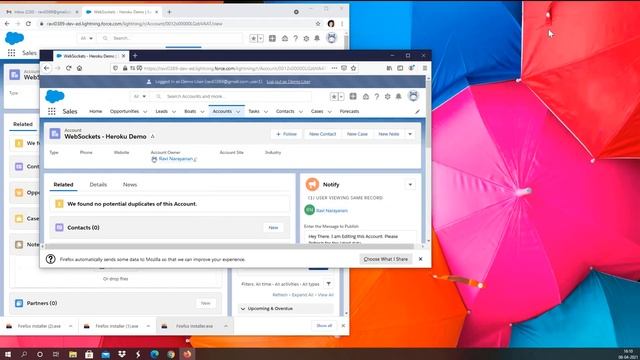Salesforce Realtime Communication using Heroku and WebSockets смотреть онлайн