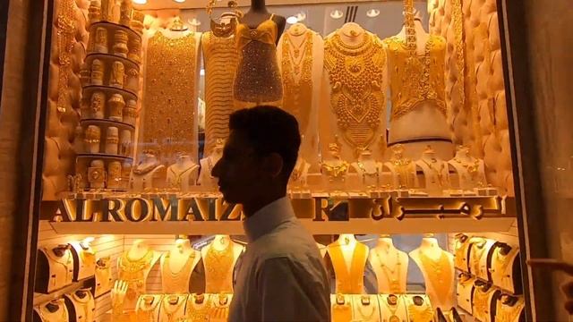 Dubai Gold Market Souk | Grand Souk Deira | Visit Dubai | Things To Do in Dubai | DubaiWalking Tour смотреть онлайн