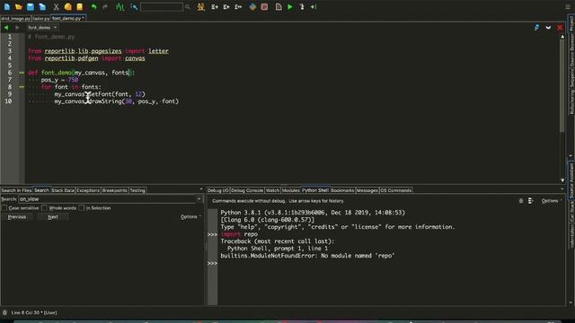 ReportLab 101 - Creating Fonts on the Canvas смотреть онлайн