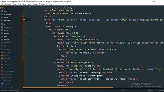 07. Web Development with laravel framework смотреть онлайн