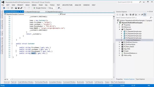 Видео курс ASP.NET Базовый. Урок 7. Repeater и GridView смотреть онлайн