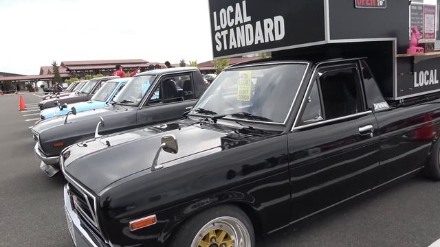 【旧車】サニーだけが集まる事で有名なサニトラミーティング！110・310サニー＆サニートラックが大集合！