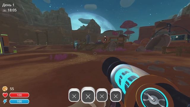 Играем в Slime rancher то-есть ненормальные слаймы. Не читай описание. Часть 1 смотреть онлайн