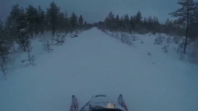 Snowmobiling Polaris IQ 700 141" смотреть онлайн