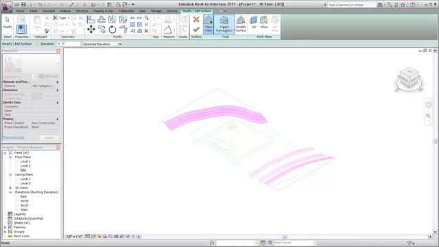 Autodesk Revit Architecture: Creating a Toposurface смотреть онлайн