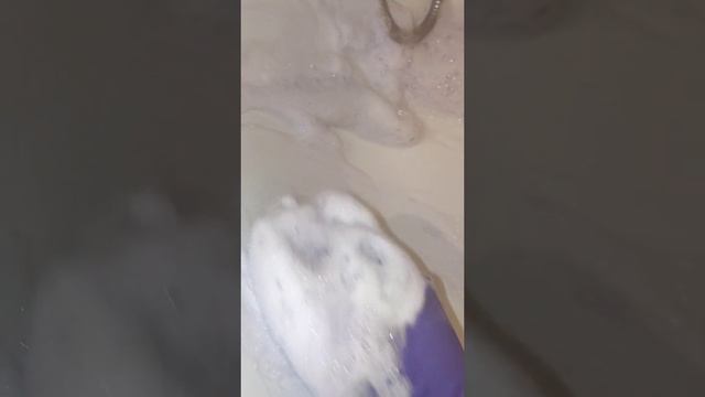 помыла ванну азелитом фиолетовым  Asmr ?cleantok? Cleaning? Amazing? Babl ??