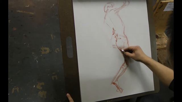 Charles Hu 3 minutes quick sketch at 3Kicks Art Studio (real- time) #2 смотреть онлайн