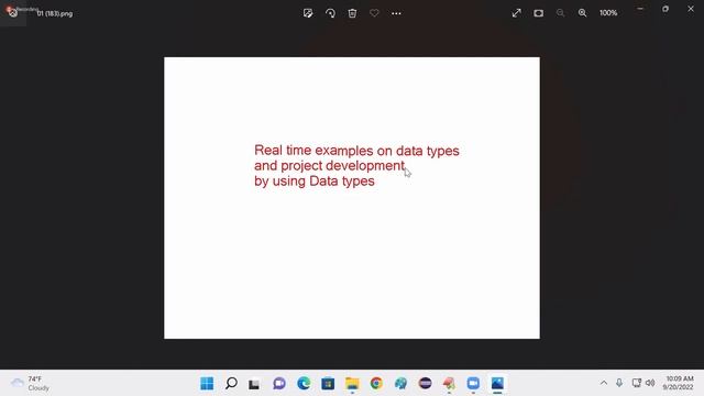 29 Day 28 Core Java Realtime Examples on DataType смотреть онлайн