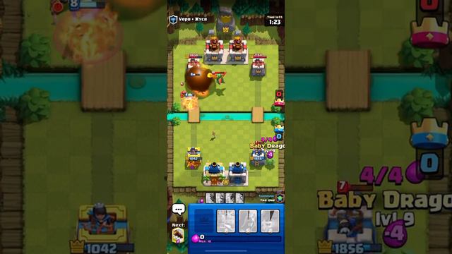 2v2 clash royale playing with the Royale recruit deck смотреть онлайн