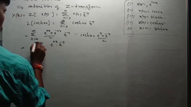 Z-transform of cos(nx) and sin(nx),cosh(nx) смотреть онлайн
