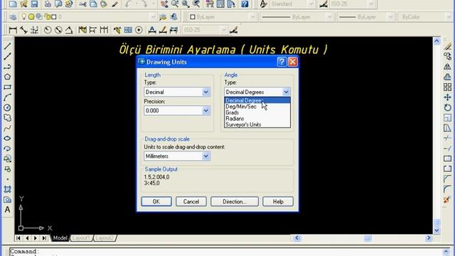 Autocad 2004 Ölçü Birimi.avi смотреть онлайн