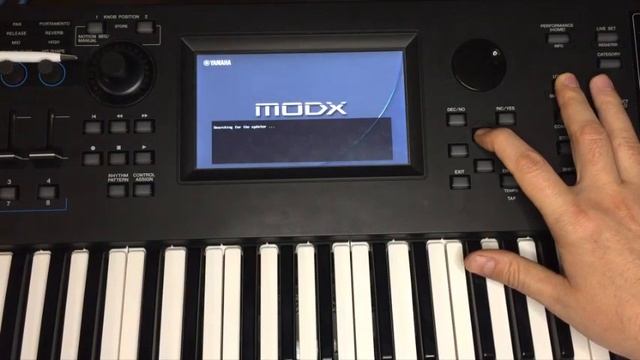 Обновление прошивки Yamaha MODX/Montage смотреть онлайн