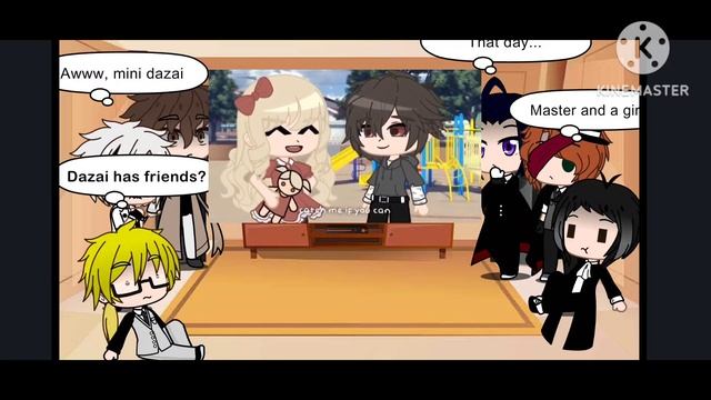 Bsd React To Dazai Pt. 1/?