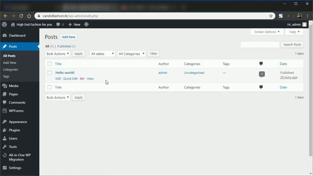 How to Install WordPress | ? WordPress Dashboard Overview for Beginner in Hindi | Part-4 смотреть онлайн