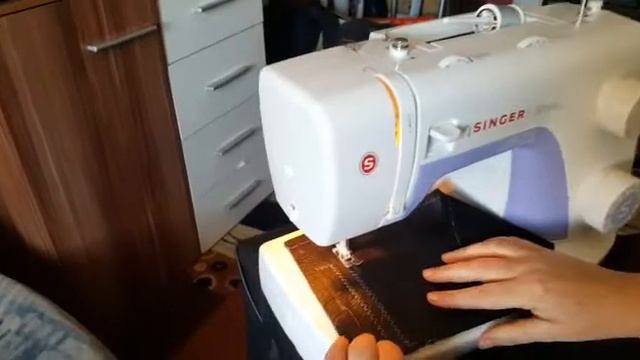 Nähmaschine Singer Simple 3232 Näht Leder, швейная машина шьет кожу, Sewing Machine Sews Leather