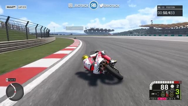 MotoGP 19 Career Mode Gameplay Part 9 - MOTO 3 FINALE! (MotoGP 2019 Game Career Mode PS4 / PC) смотреть онлайн