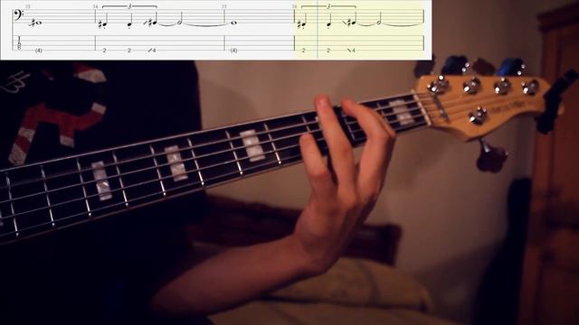 Corey Taylor - BLACK EYES BLUE - Bass Cover (With TABS)🎸 смотреть онлайн