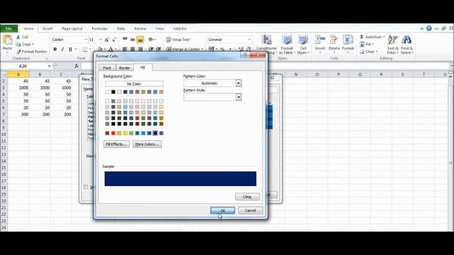 Excel 2010: Table Styles смотреть онлайн