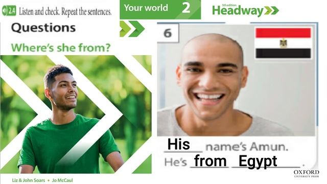 New Headway Beginner 5th edition-Unit 2 Your World! смотреть онлайн