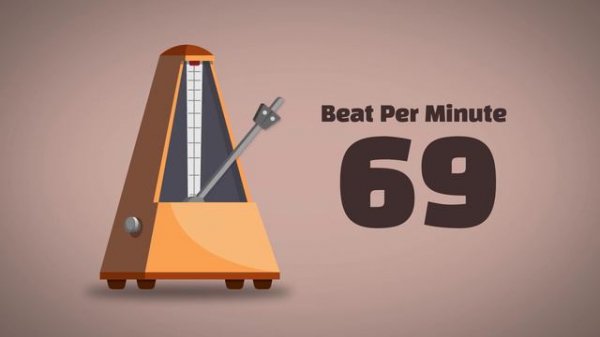 69 BPM Metronome [1Hour]
