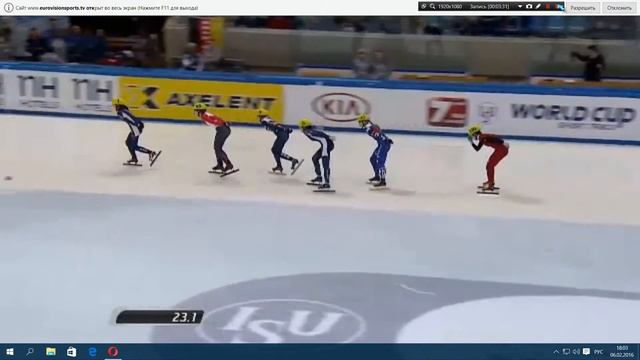 05.02. -07.02.2016 КУБОК МИРА по Шорт-треку/ 6 ЭТАП/ г. Дрезден, Германия смотреть онлайн