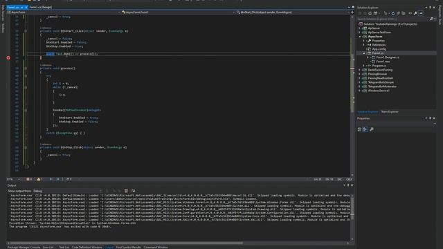 c# Многопоточность/асинхронность в Windows Forms смотреть онлайн