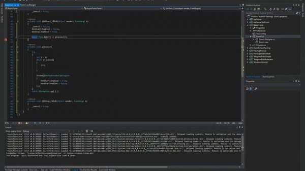 c# Многопоточность/асинхронность в Windows Forms