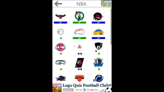 Logo's Quiz NBA NHL NFL - Review For Mobile Phone