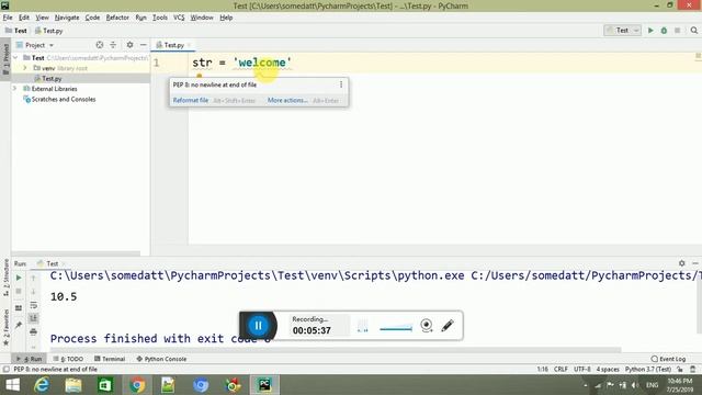 String in Python смотреть онлайн