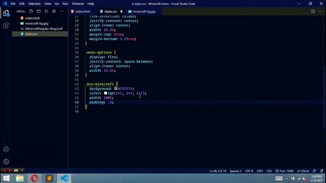 Minecraft menu (Html,CSS & Javascript) смотреть онлайн