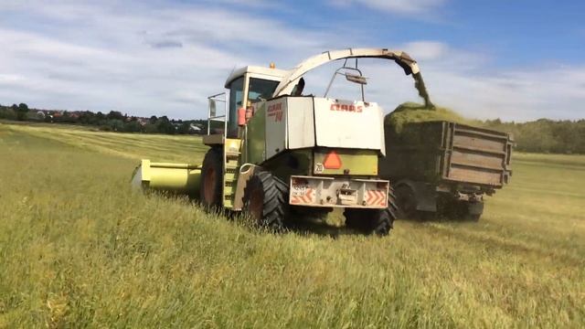 Комбайн CLAAS JAGUAR c жаткой Марал-Инвест 5,1 м. часть 2 смотреть онлайн