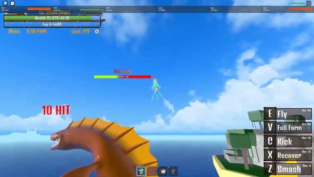 SOLOing Sea Beast/Sea King?!?! | First Player To Do It?? | King Legacy