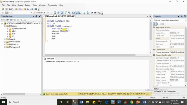 SQL Server DBA Level III Part 3 How to Create Database смотреть онлайн