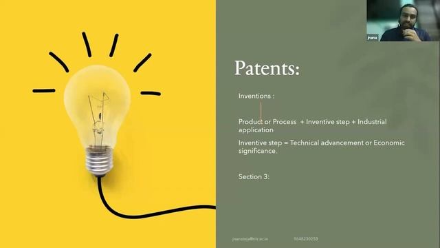 Intellectual Property Rights-6 || Seshadripuram Evening College || 71 Webinar || смотреть онлайн