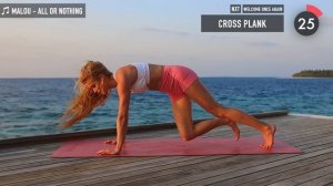 10 MIN AB LINES WORKOUT - efficient for middle, side & upper abs / No Equipment I Pamela Reif