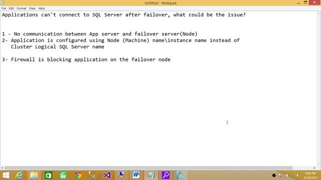 Applications can't connect to SQL Server after failover, what could be the issue смотреть онлайн