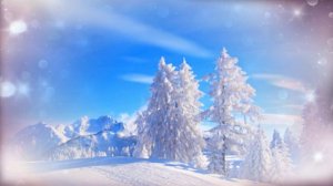 Футаж. Зимний пейзаж 42