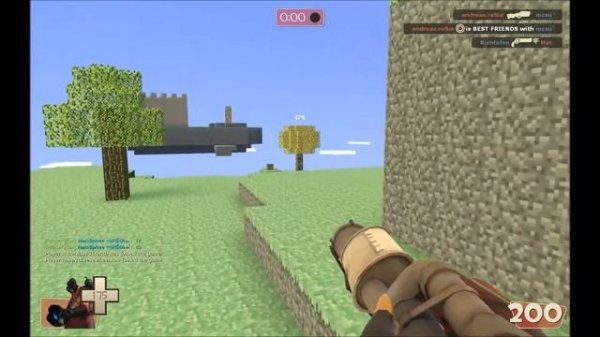 Minecraft Villager voice trolling in TF2