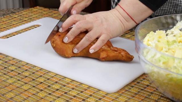 Салат "Виктория" с Курицей и Ананасом за 10 Минут | Salad with Chicken and Pineapple смотреть онлайн