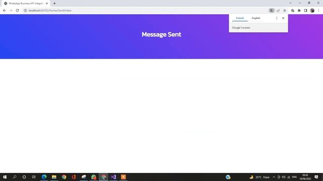 WhatsApp Business API Integration Demo Video for file attachment- ASP.NET MVC C# .NET смотреть онлайн