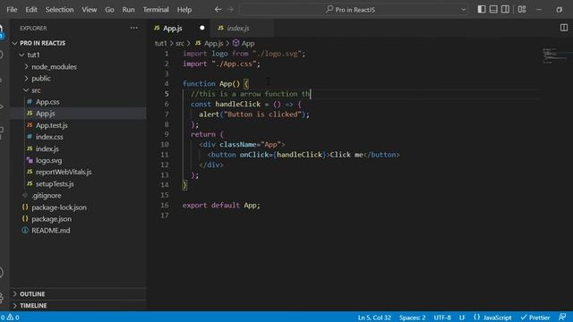 Html Tags and Button click handlers in ReactJS смотреть онлайн