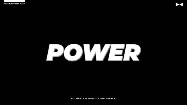 Kinetic Modern Titles \ Premiere Pro смотреть онлайн