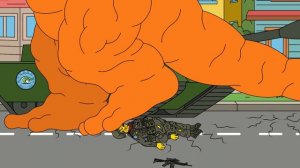 Shin Godzilla - Simpsons style