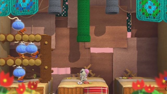 Yoshi's Woolly World 100% Walkthrough World 1-6 Shy But Deadly смотреть онлайн