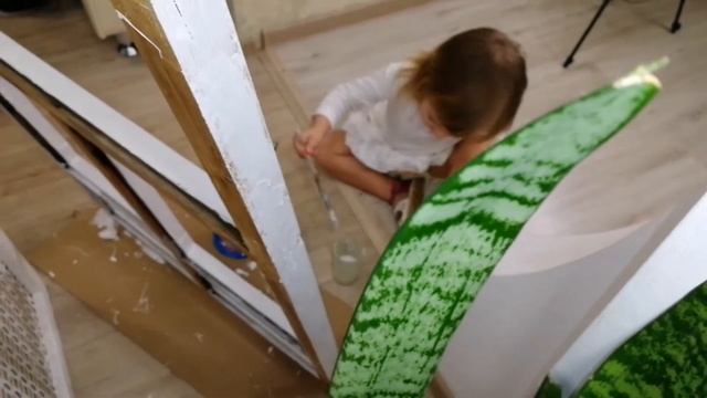 Лайфхак. Оригинальный декор стен своими руками. Фальш окно. Бюджетный вариант. смотреть онлайн