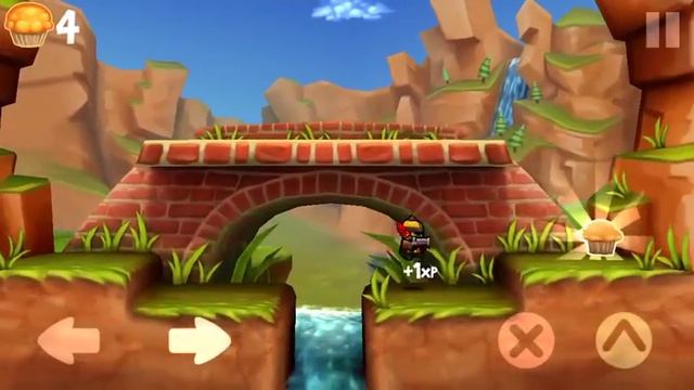 Muffin Knight : Collected 8 muffins in Level Bridge смотреть онлайн
