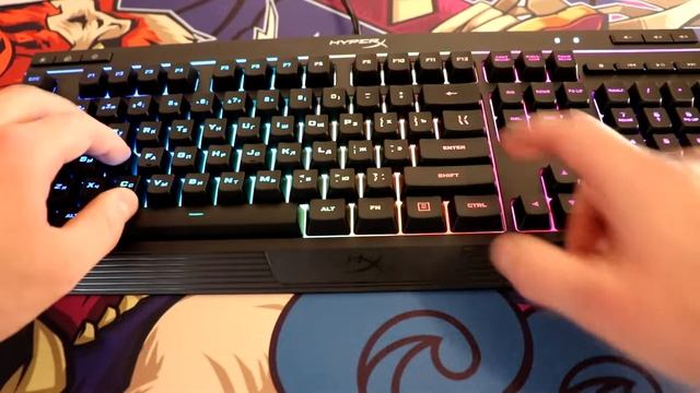 Тайпинг HyperX Alloy Core RGB