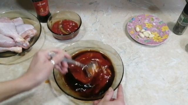 Куриные голени в соево-медовом соусе смотреть онлайн