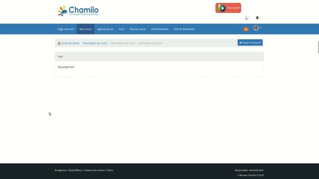 Présentation et démonstration de Chamilo LMS смотреть онлайн